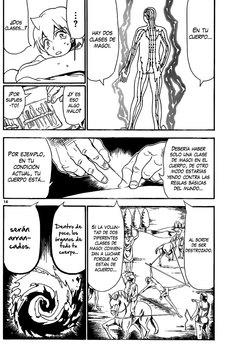 Magi - Labyrinth of Magic capítulo 140, página 14