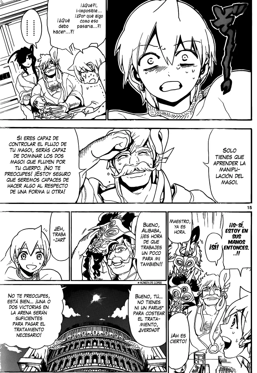 Magi - Labyrinth of Magic capítulo 140, página 15