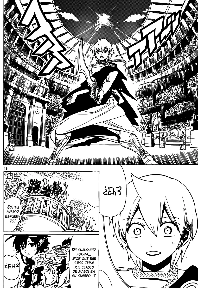 Magi - Labyrinth of Magic capítulo 140, página 16