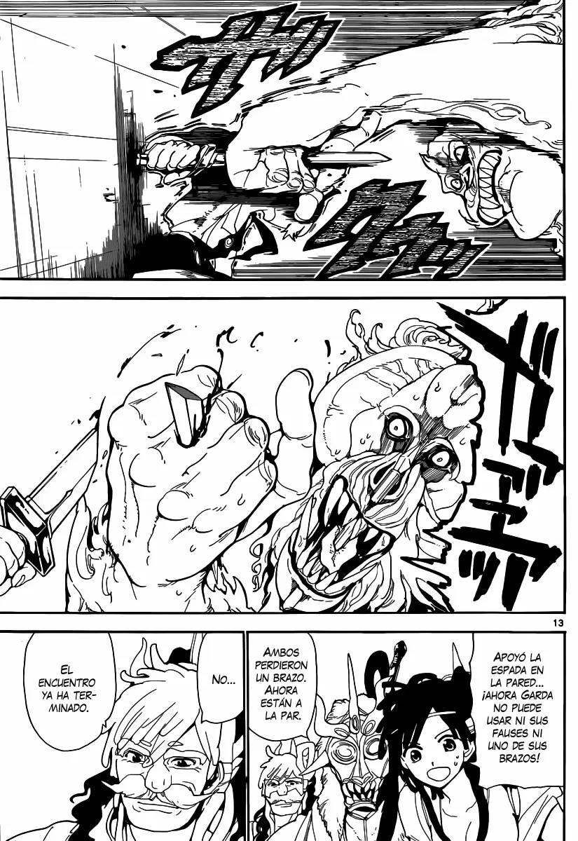 Magi - Labyrinth of Magic capítulo 142, página 13