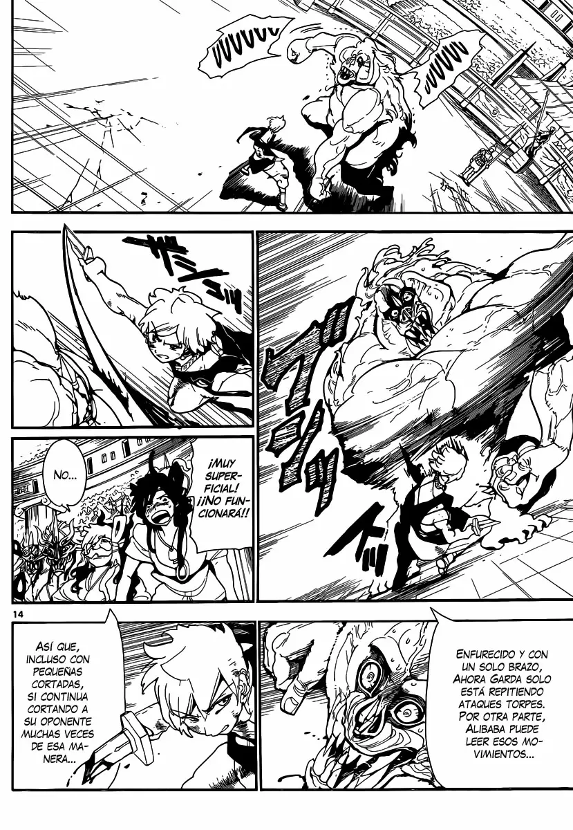 Magi - Labyrinth of Magic capítulo 142, página 14