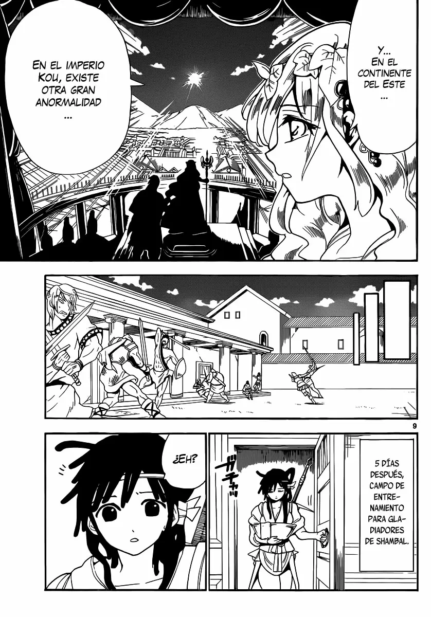 Magi - Labyrinth of Magic capítulo 143, página 9