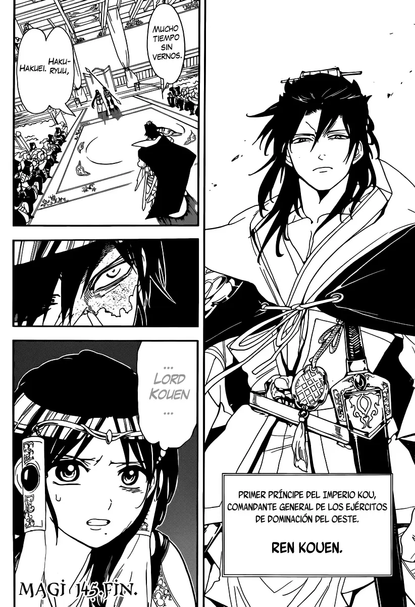 Magi - Labyrinth of Magic capítulo 145, página 18