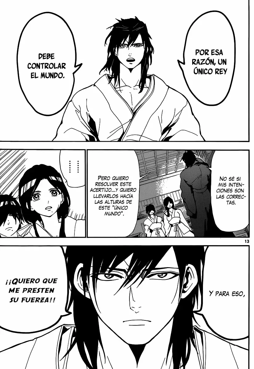 Magi - Labyrinth of Magic capítulo 146, página 13