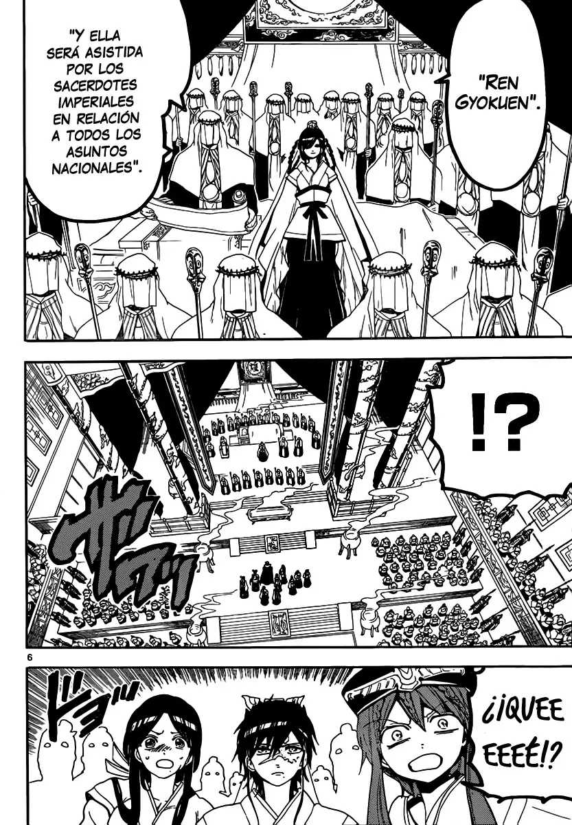 Magi - Labyrinth of Magic capítulo 147, página 6