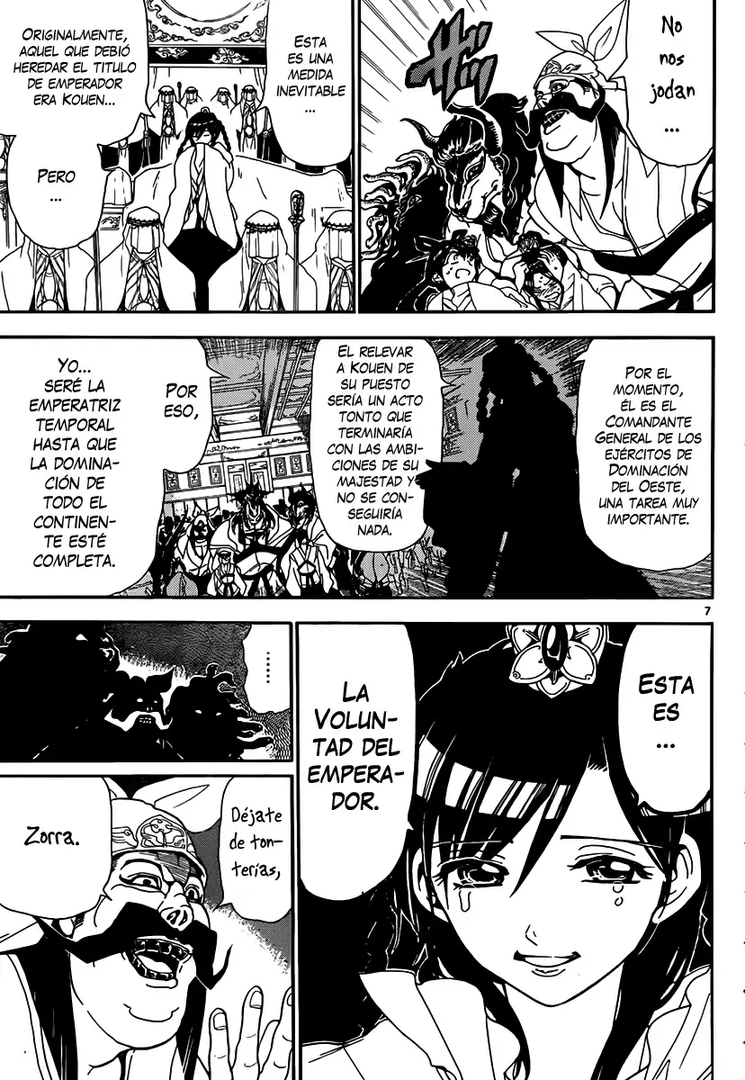 Magi - Labyrinth of Magic capítulo 147, página 7
