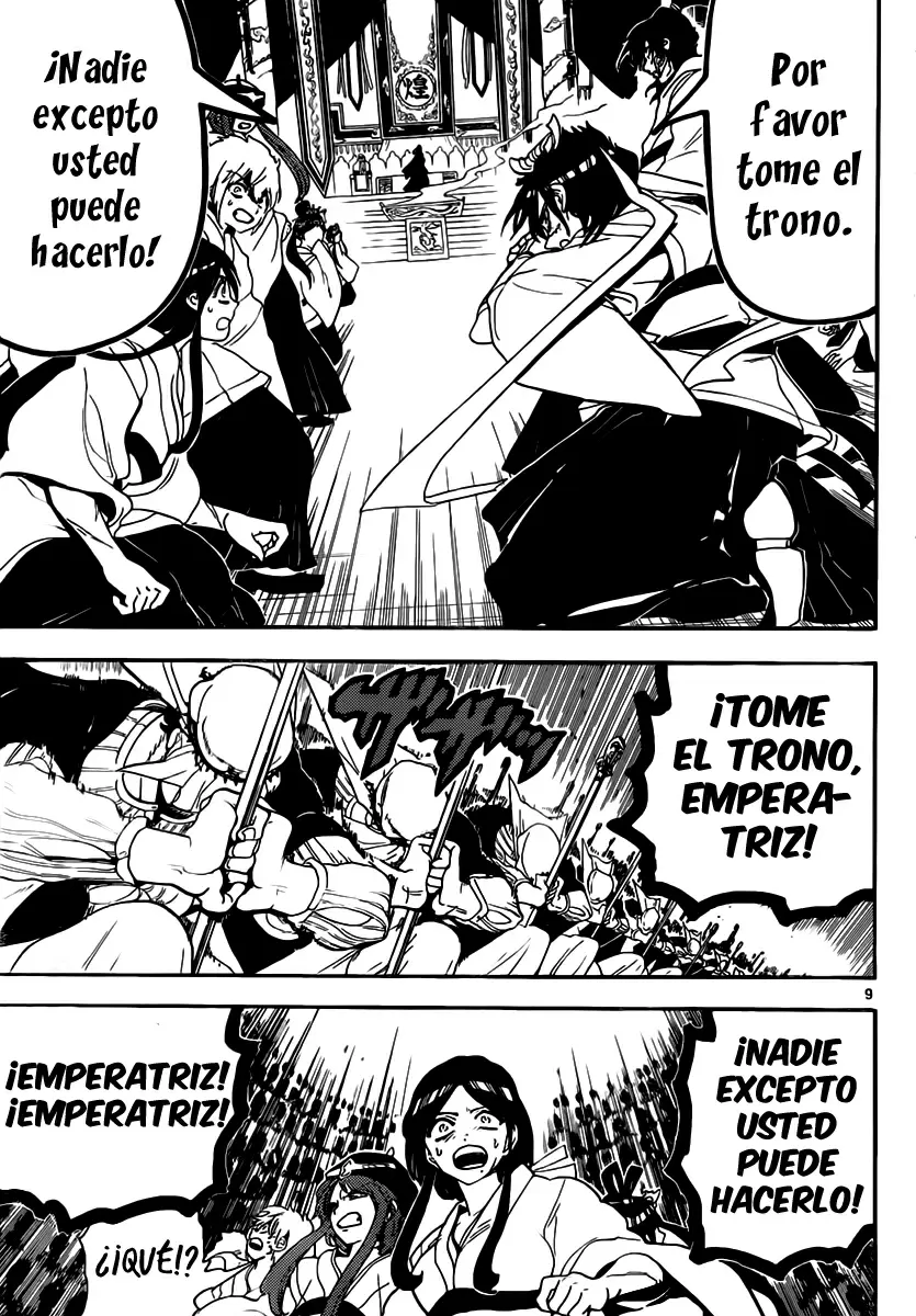Magi - Labyrinth of Magic capítulo 147, página 9