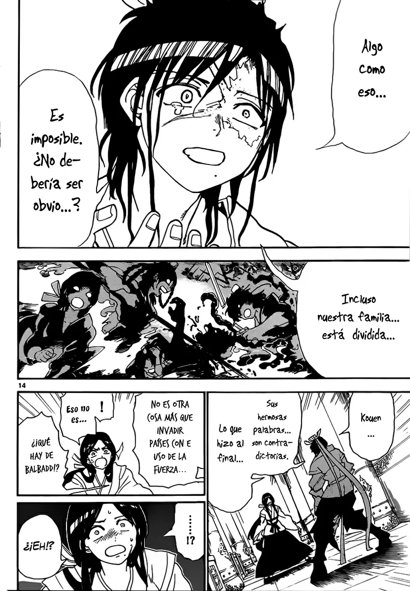 Magi - Labyrinth of Magic capítulo 147, página 14