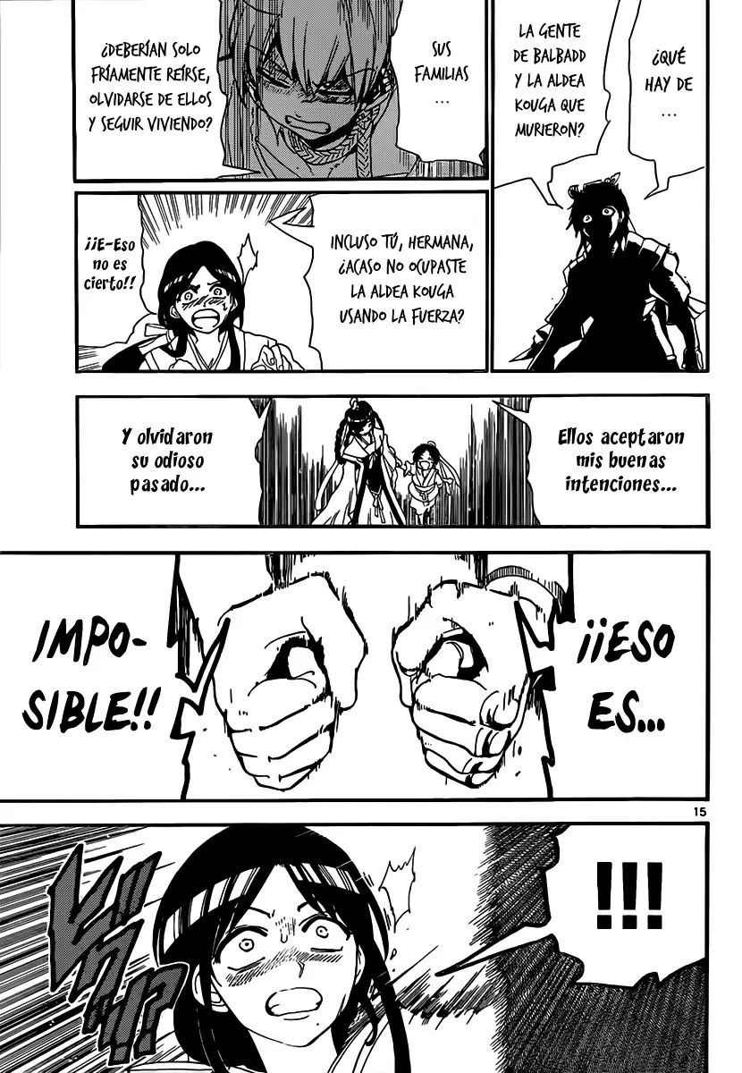 Magi - Labyrinth of Magic capítulo 147, página 15
