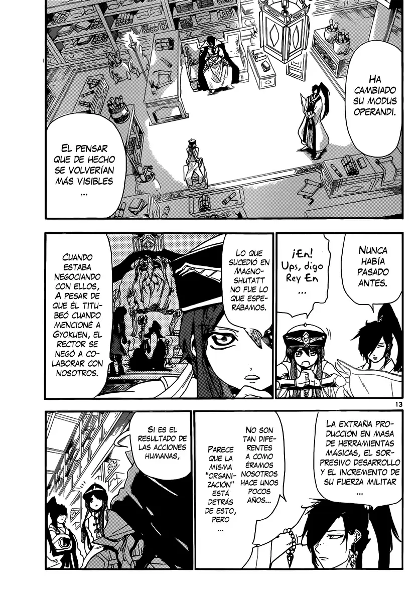 Magi - Labyrinth of Magic capítulo 148, página 13