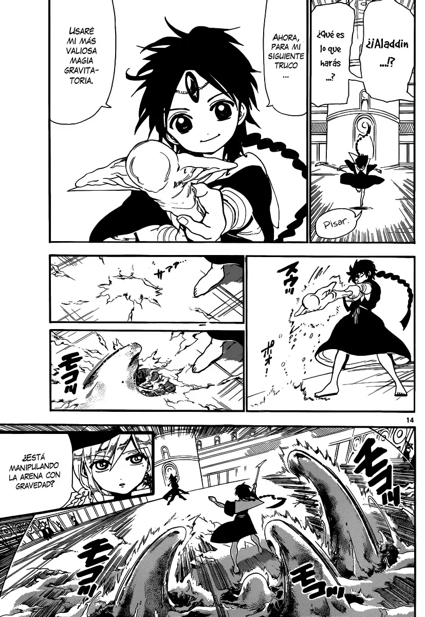 Magi - Labyrinth of Magic capítulo 150, página 14