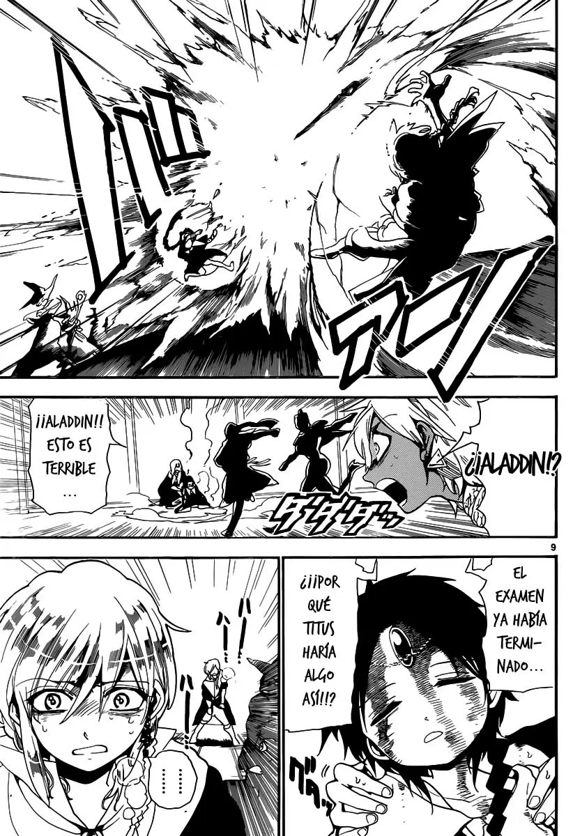 Magi - Labyrinth of Magic capítulo 152, página 9