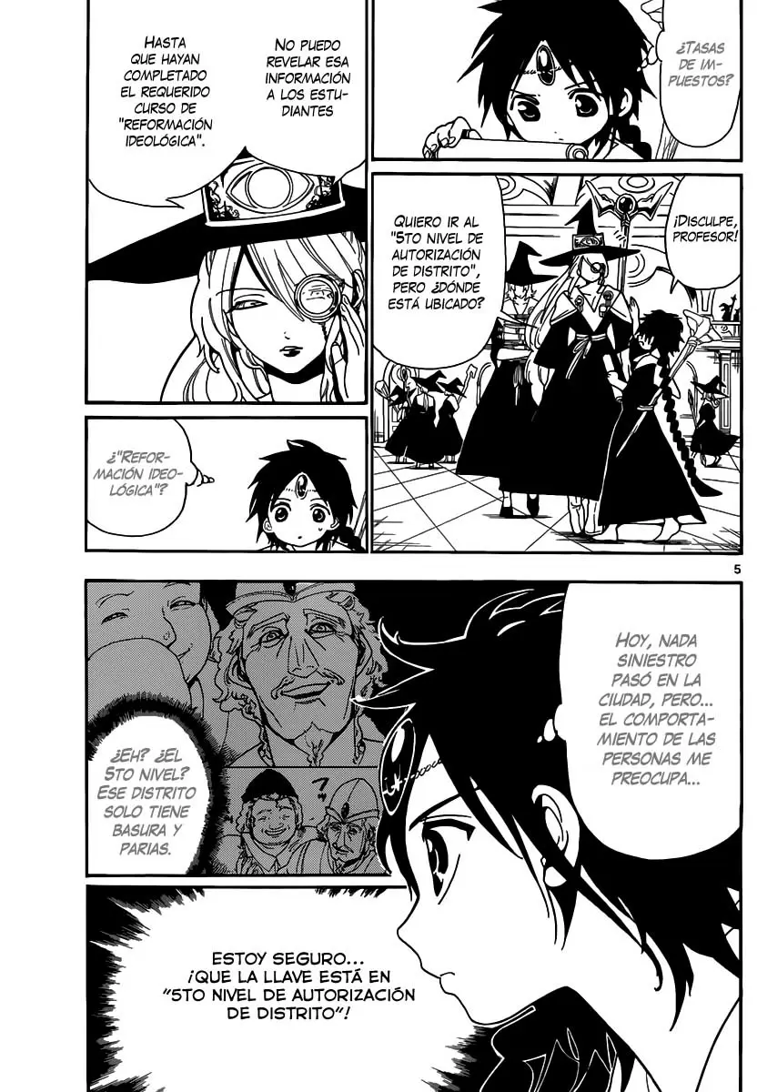 Magi - Labyrinth of Magic capítulo 154, página 5
