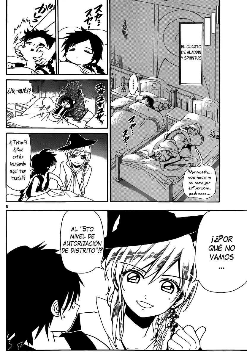 Magi - Labyrinth of Magic capítulo 154, página 8