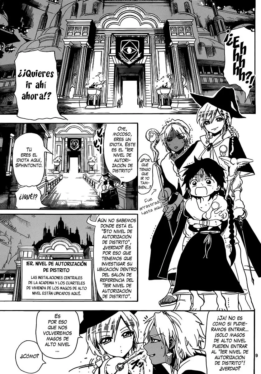 Magi - Labyrinth of Magic capítulo 154, página 9