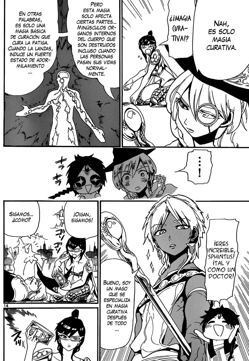 Magi - Labyrinth of Magic capítulo 154, página 14