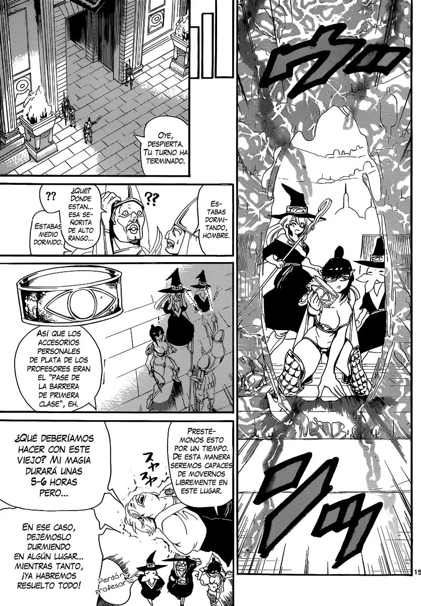 Magi - Labyrinth of Magic capítulo 154, página 15