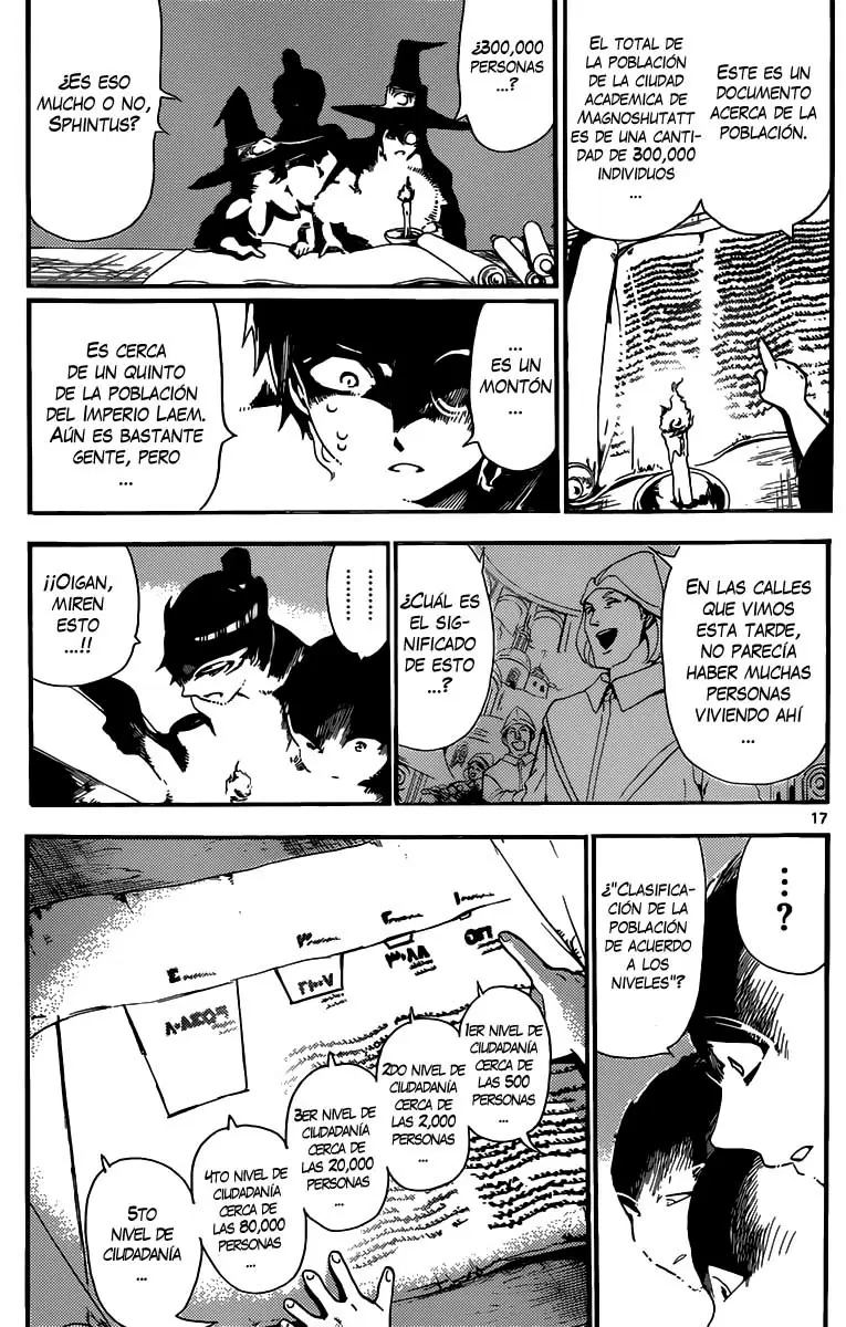 Magi - Labyrinth of Magic capítulo 154, página 17