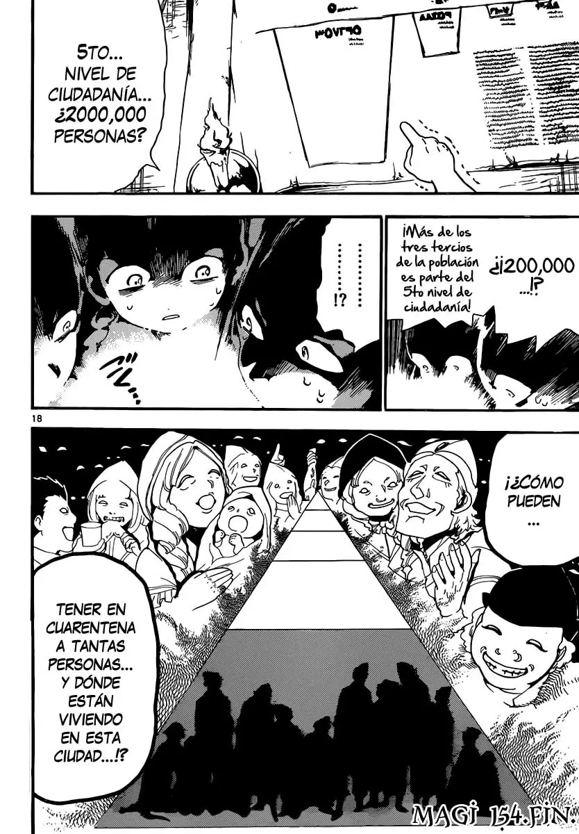Magi - Labyrinth of Magic capítulo 154, página 18