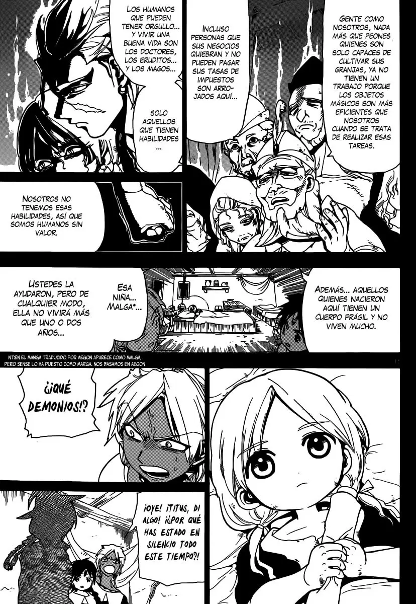 Magi - Labyrinth of Magic capítulo 155, página 15