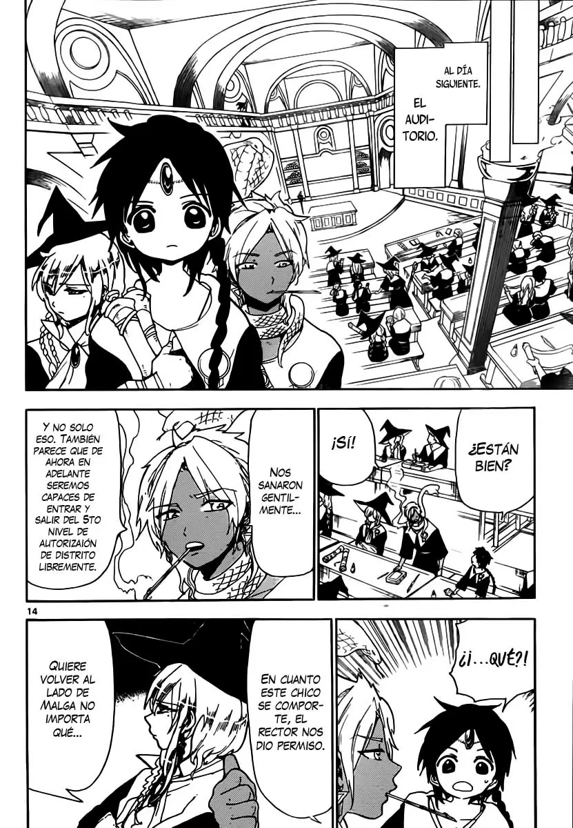 Magi - Labyrinth of Magic capítulo 158, página 14