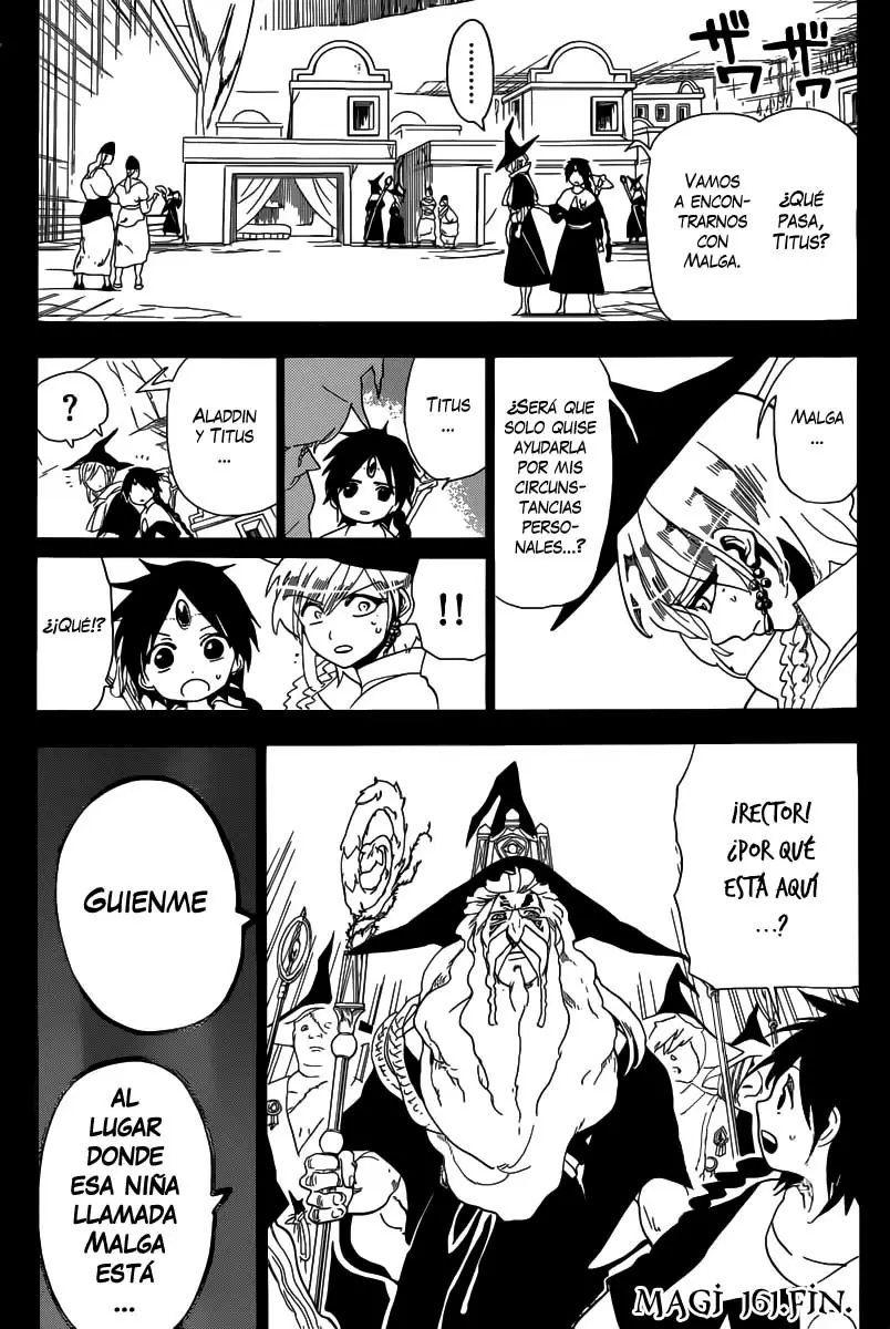 Magi - Labyrinth of Magic capítulo 161, página 19
