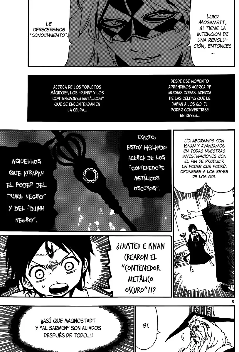 Magi - Labyrinth of Magic capítulo 166, página 5