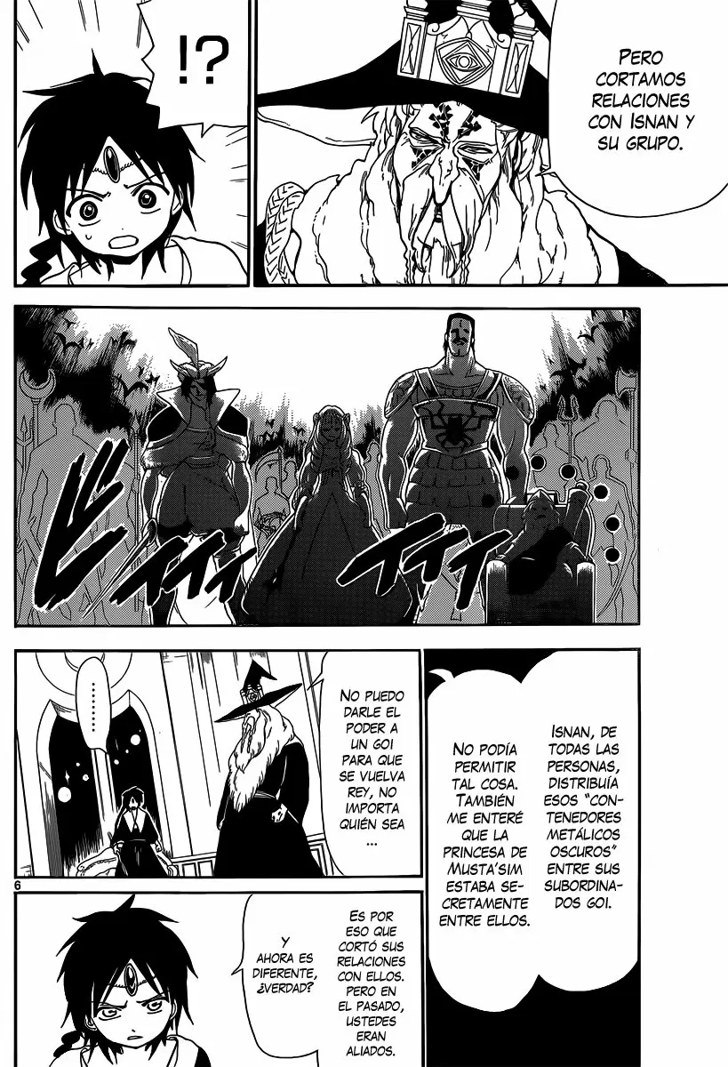 Magi - Labyrinth of Magic capítulo 166, página 6