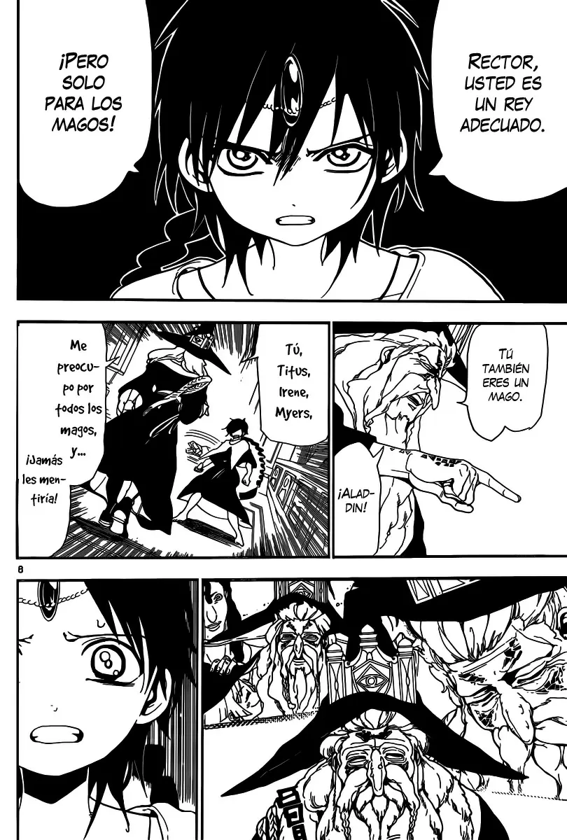 Magi - Labyrinth of Magic capítulo 166, página 8