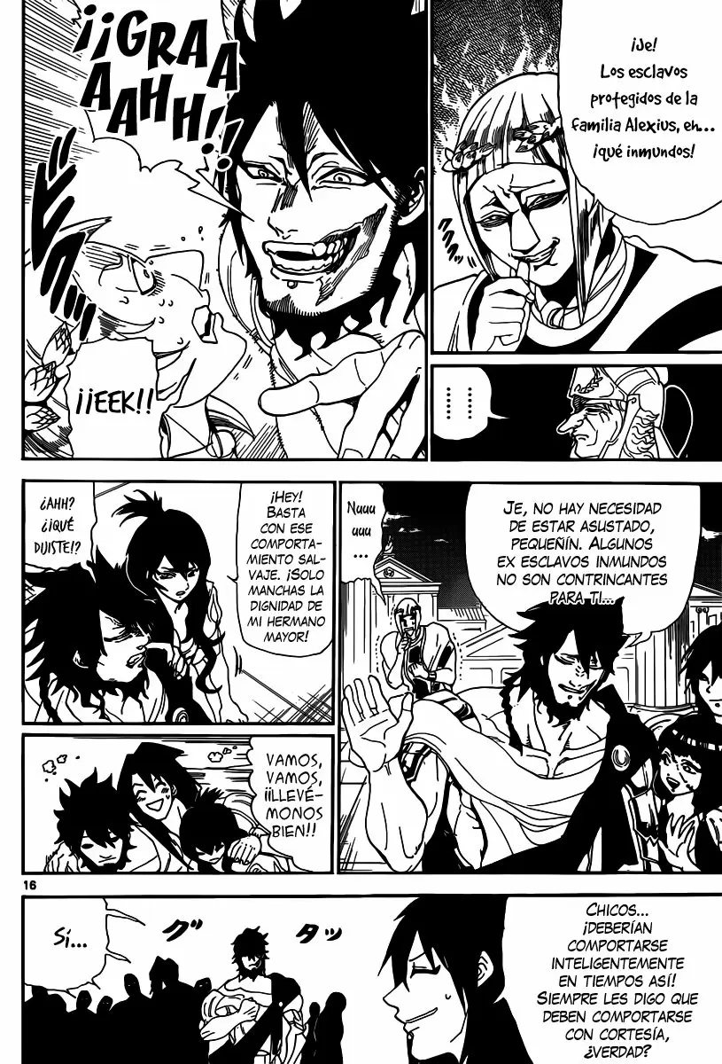 Magi - Labyrinth of Magic capítulo 166, página 15