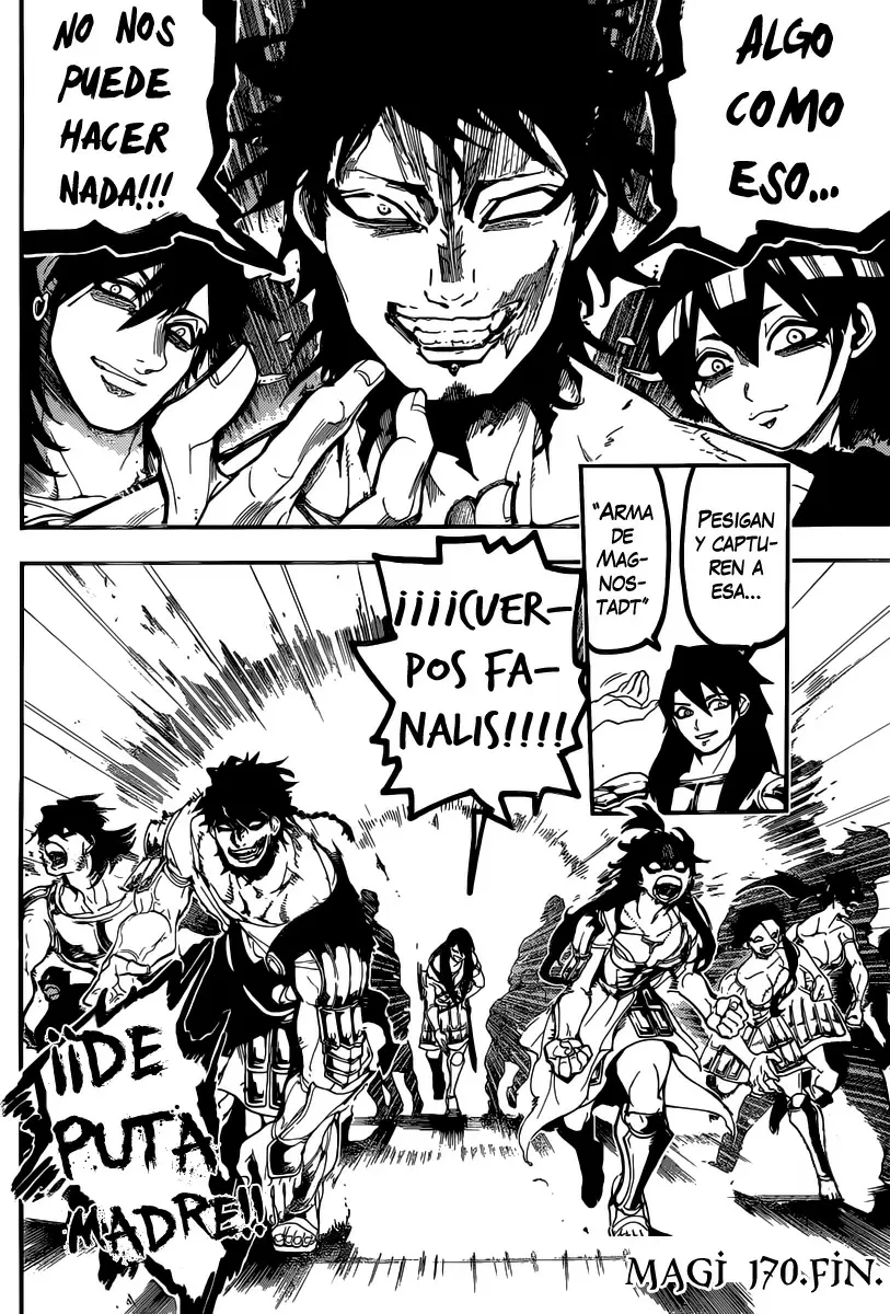 Magi - Labyrinth of Magic capítulo 170, página 17