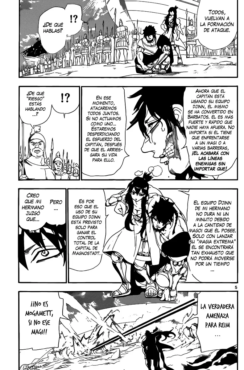 Magi - Labyrinth of Magic capítulo 176, página 5