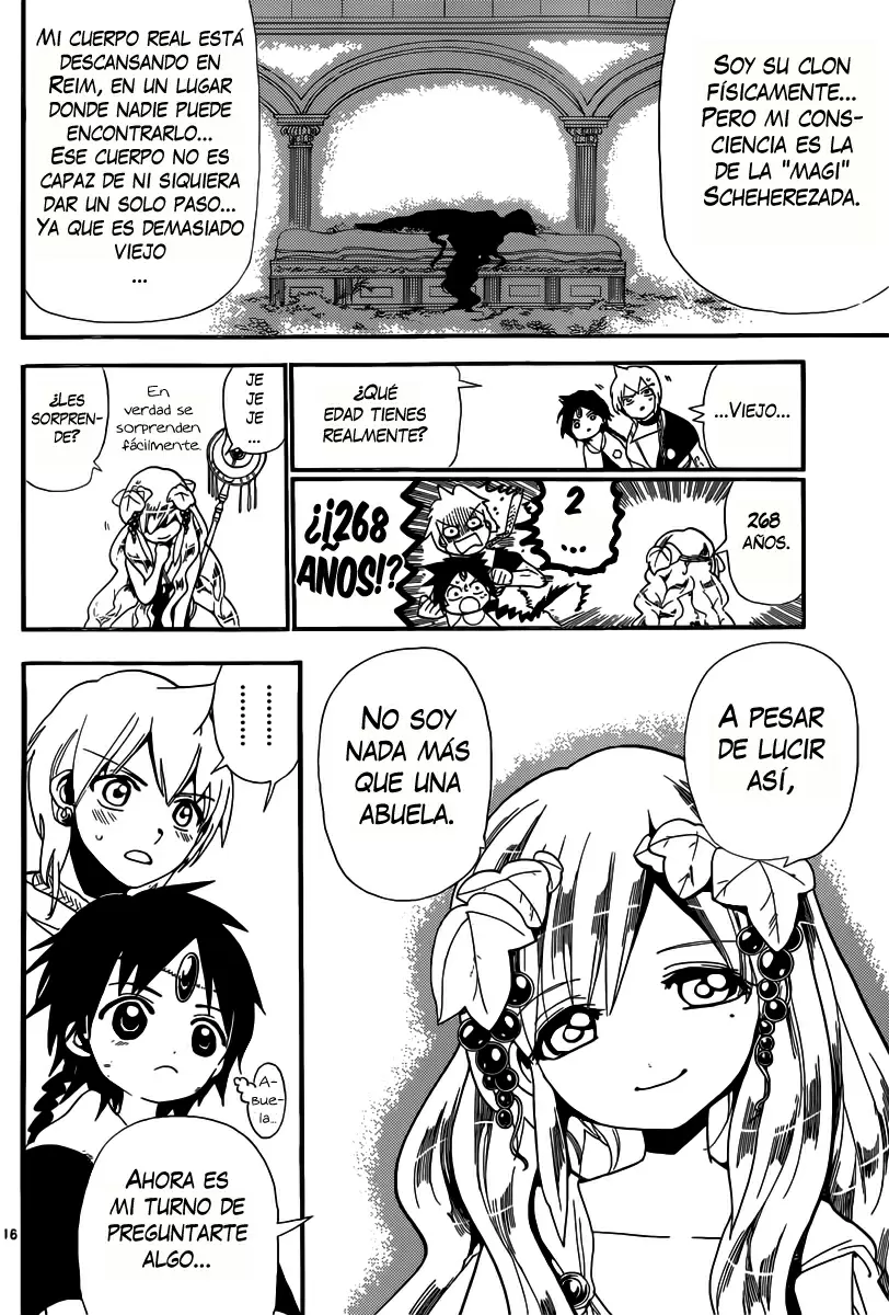 Magi - Labyrinth of Magic capítulo 177, página 16
