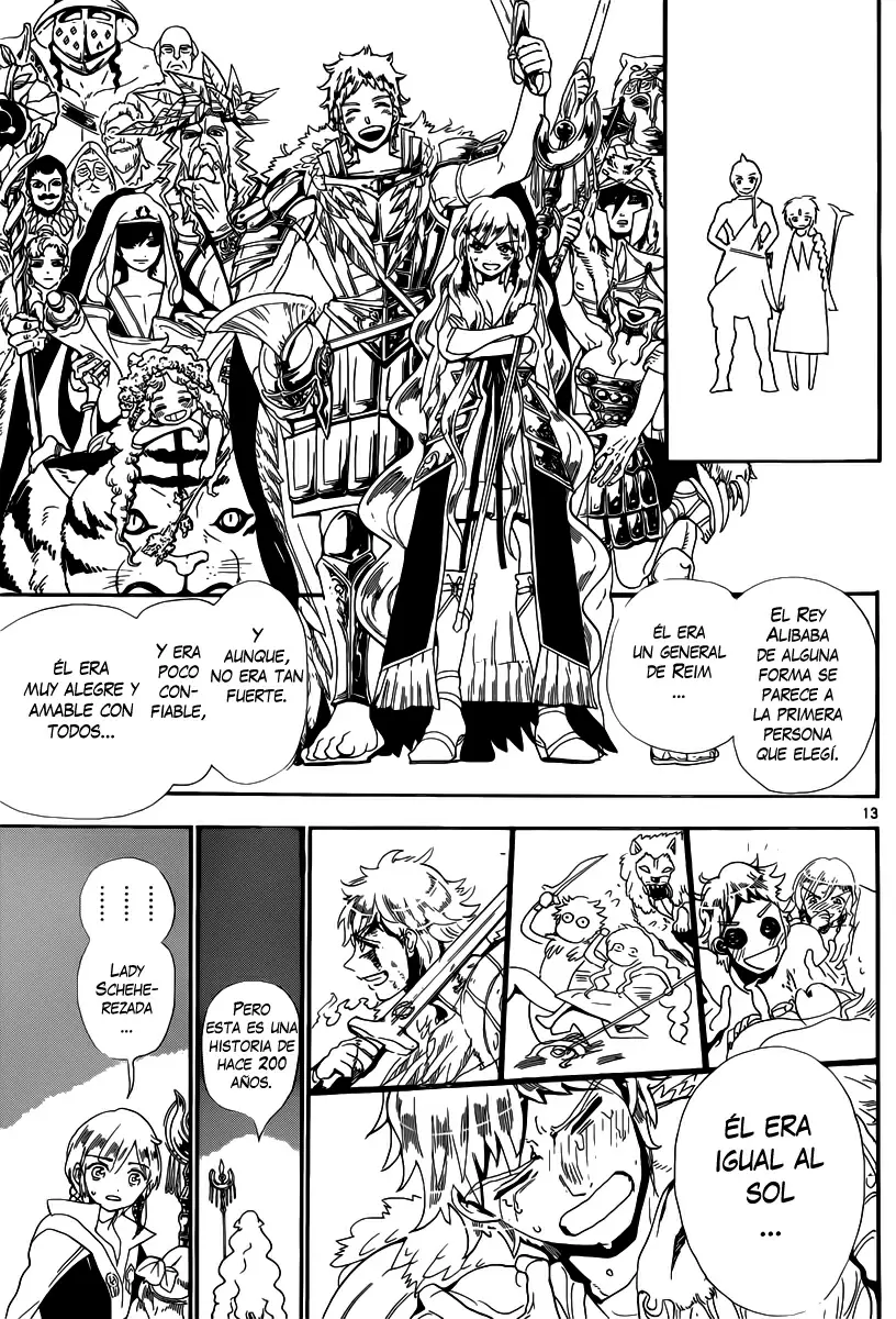 Magi - Labyrinth of Magic capítulo 178, página 13