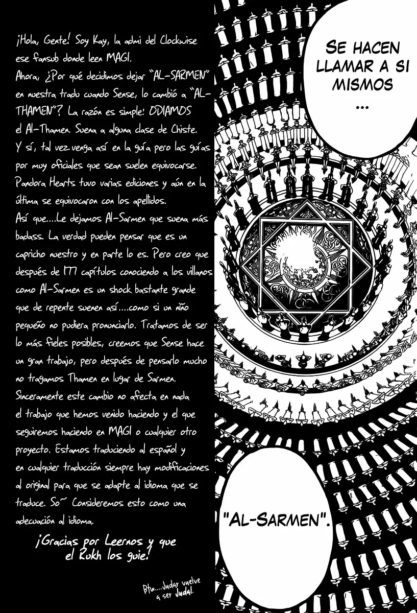 Magi - Labyrinth of Magic capítulo 178, página 19
