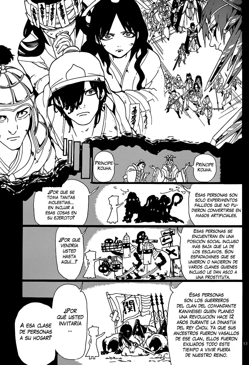 Magi - Labyrinth of Magic capítulo 180, página 12