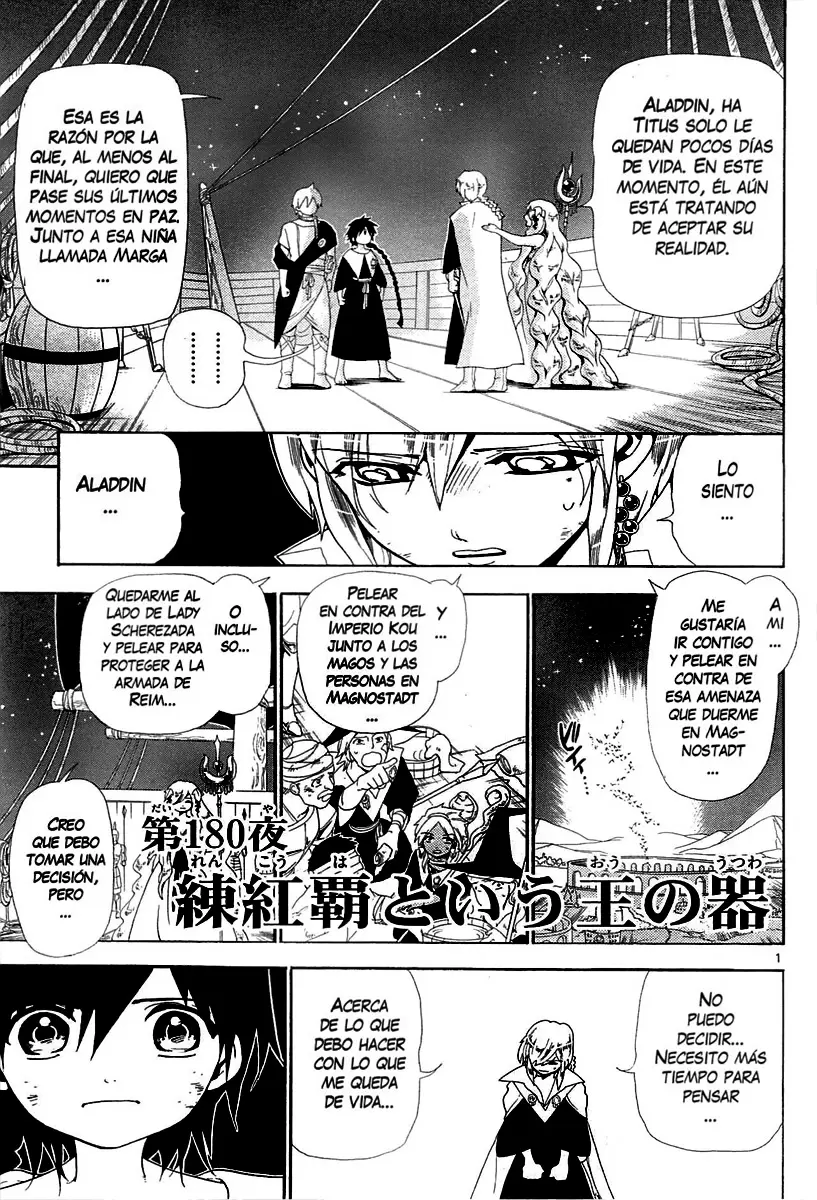 Magi - Labyrinth of Magic capítulo 180, página 18