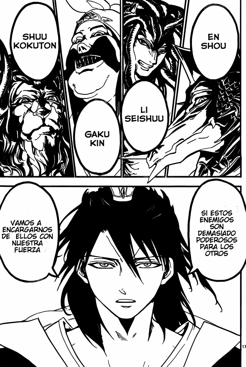 Magi - Labyrinth of Magic capítulo 182, página 15
