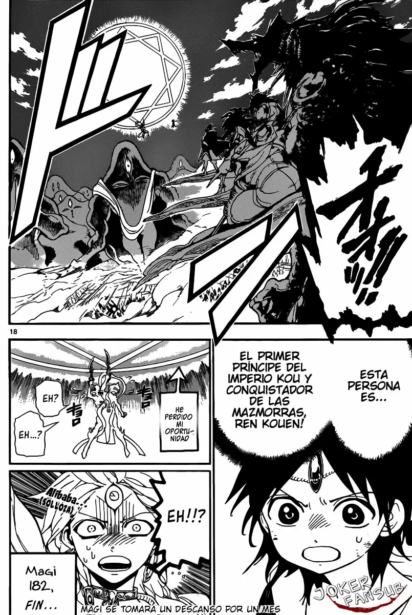 Magi - Labyrinth of Magic capítulo 182, página 16