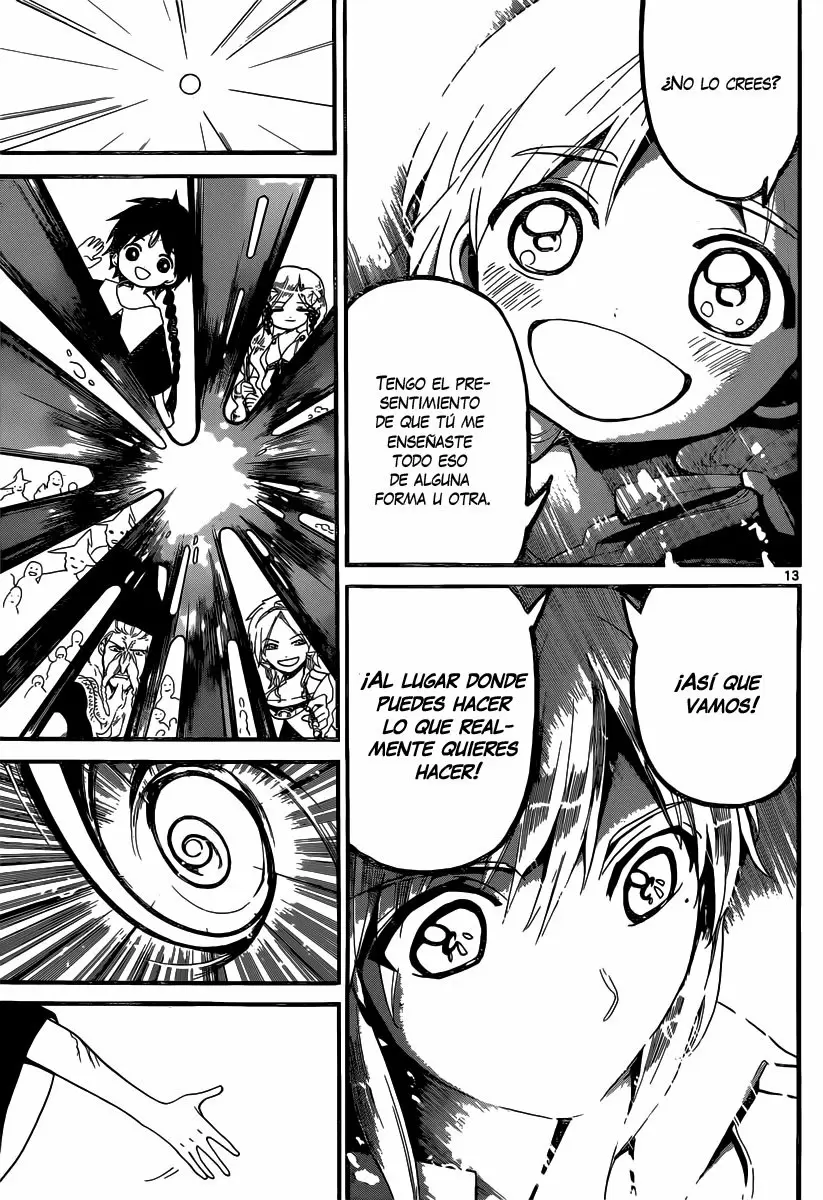 Magi - Labyrinth of Magic capítulo 184, página 13