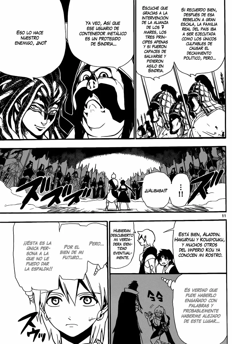 Magi - Labyrinth of Magic capítulo 186, página 11