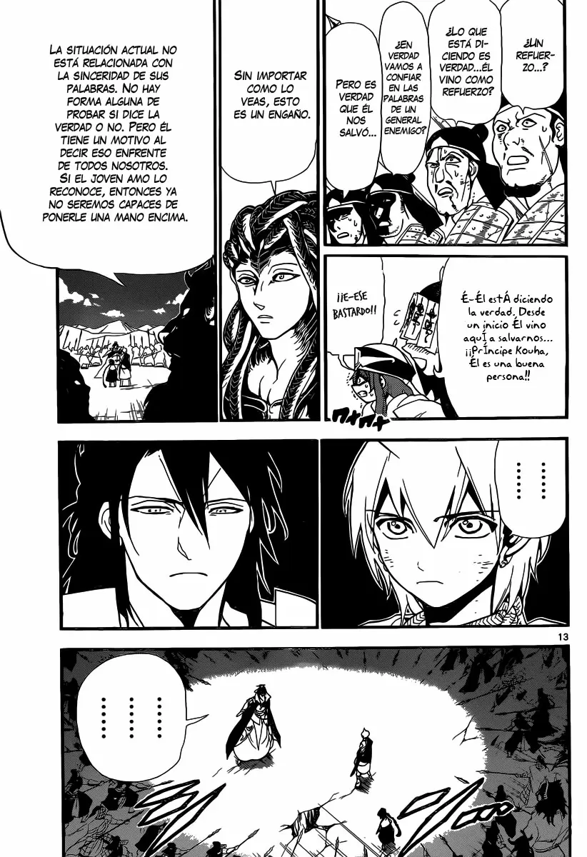 Magi - Labyrinth of Magic capítulo 186, página 13