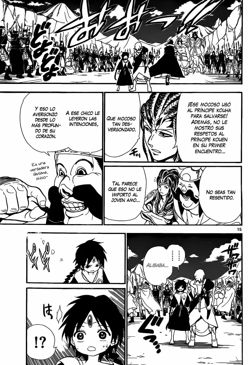 Magi - Labyrinth of Magic capítulo 186, página 15