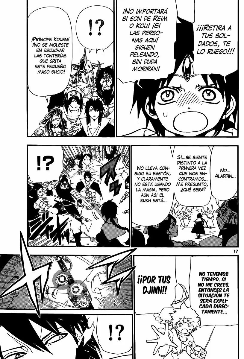 Magi - Labyrinth of Magic capítulo 186, página 17