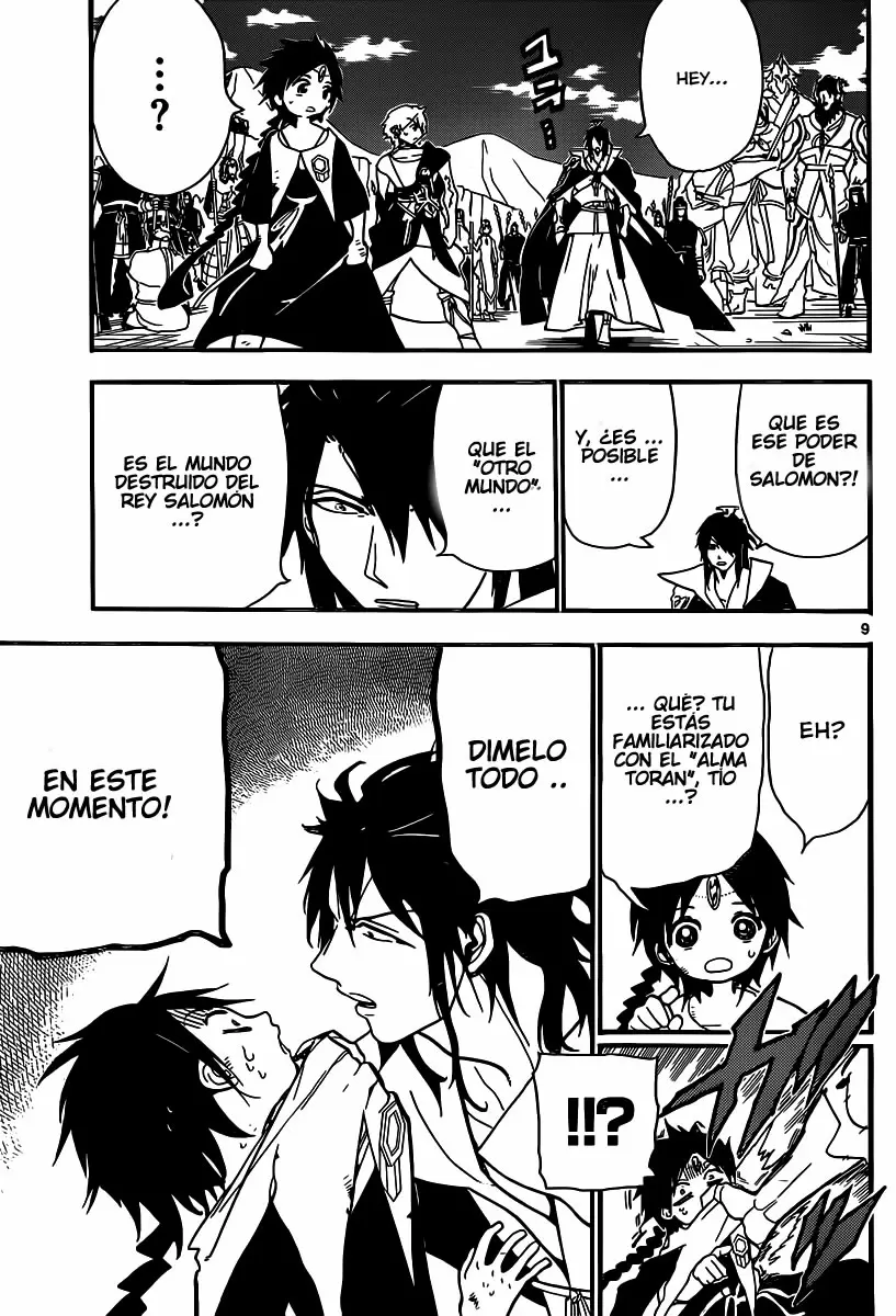 Magi - Labyrinth of Magic capítulo 187, página 8