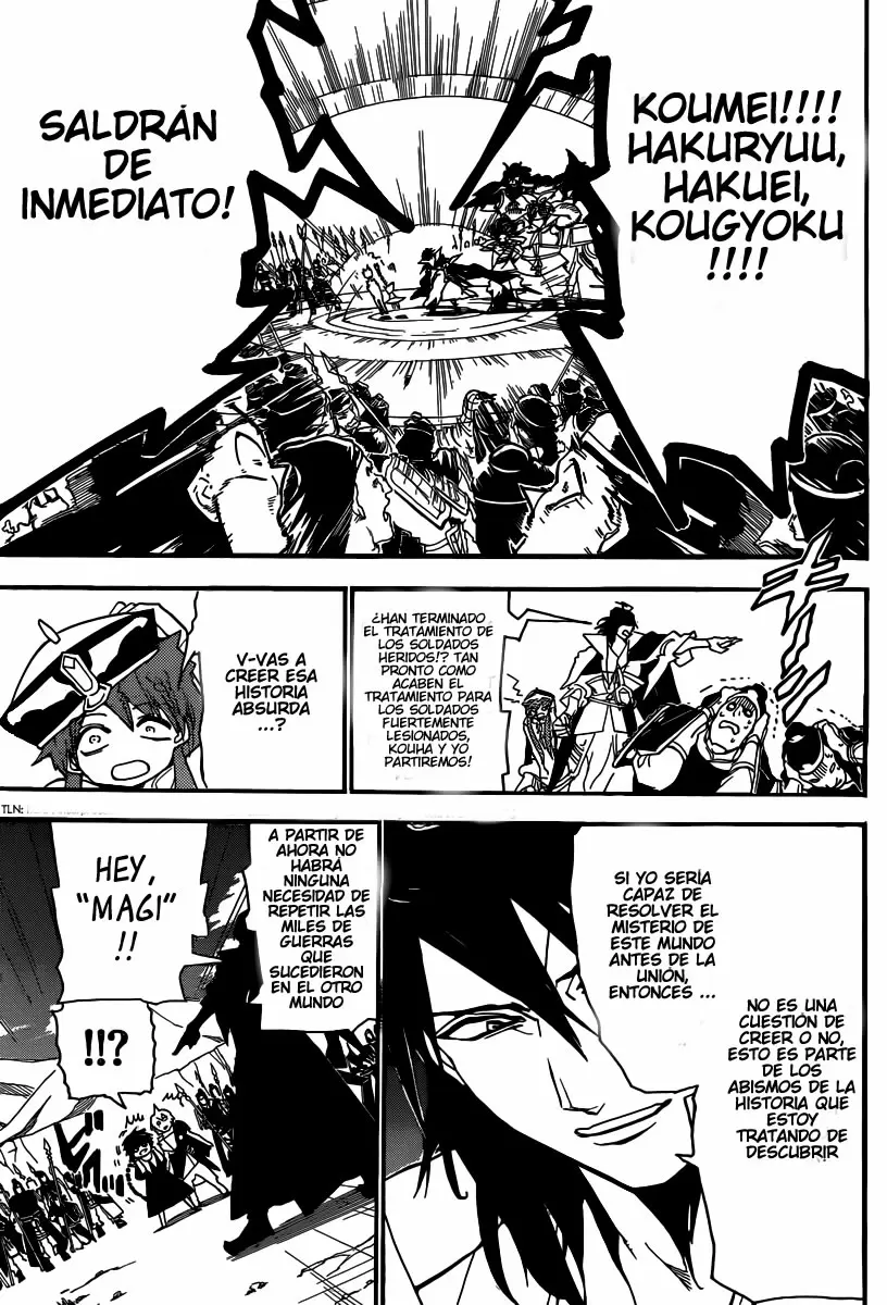 Magi - Labyrinth of Magic capítulo 187, página 10
