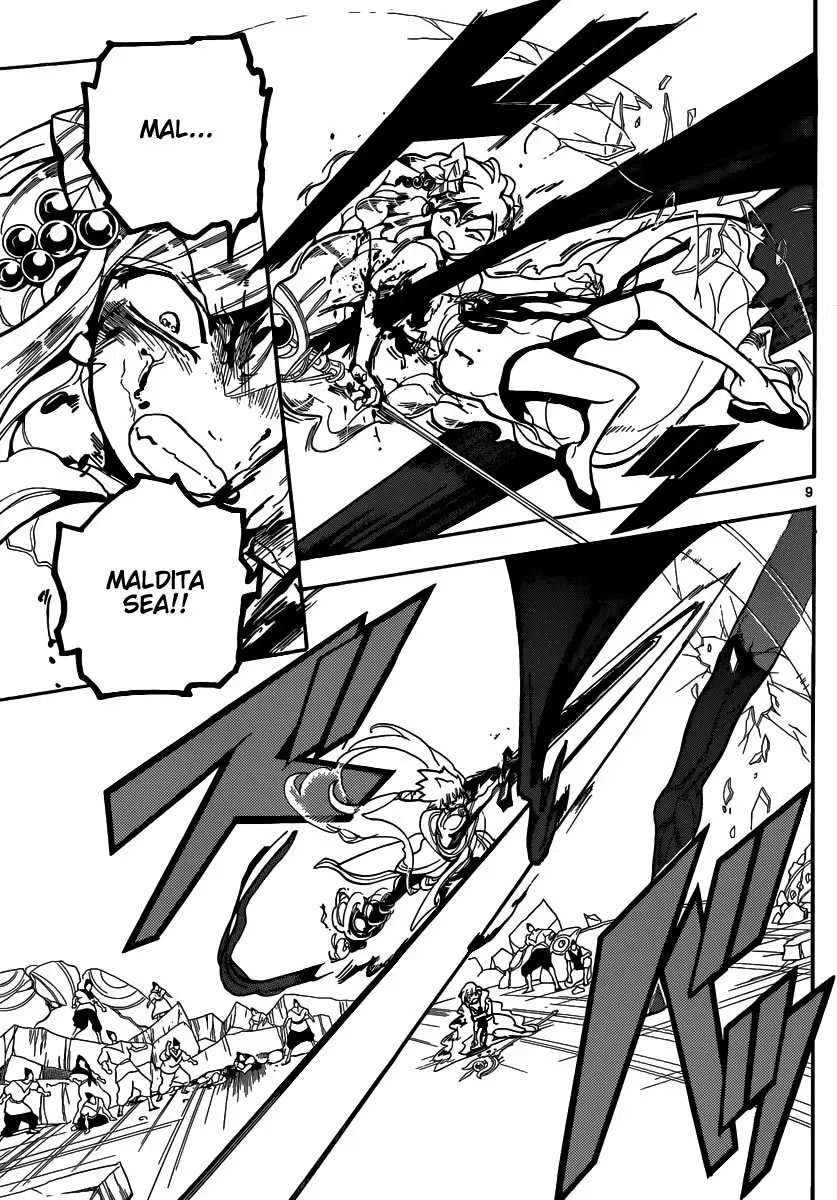 Magi - Labyrinth of Magic capítulo 188, página 9