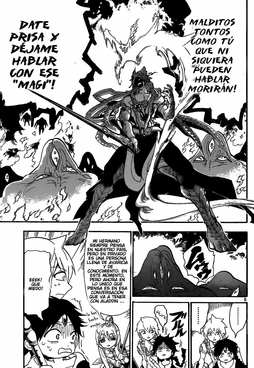 Magi - Labyrinth of Magic capítulo 190, página 5