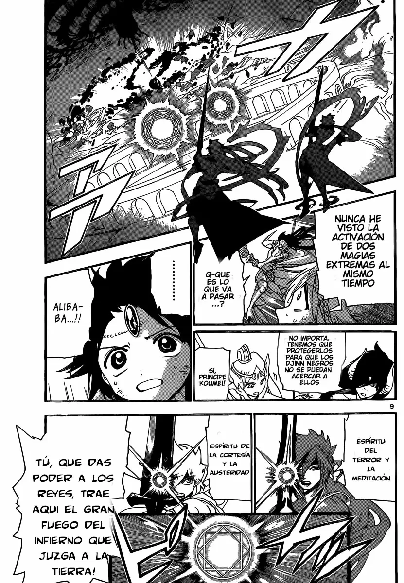 Magi - Labyrinth of Magic capítulo 190, página 9