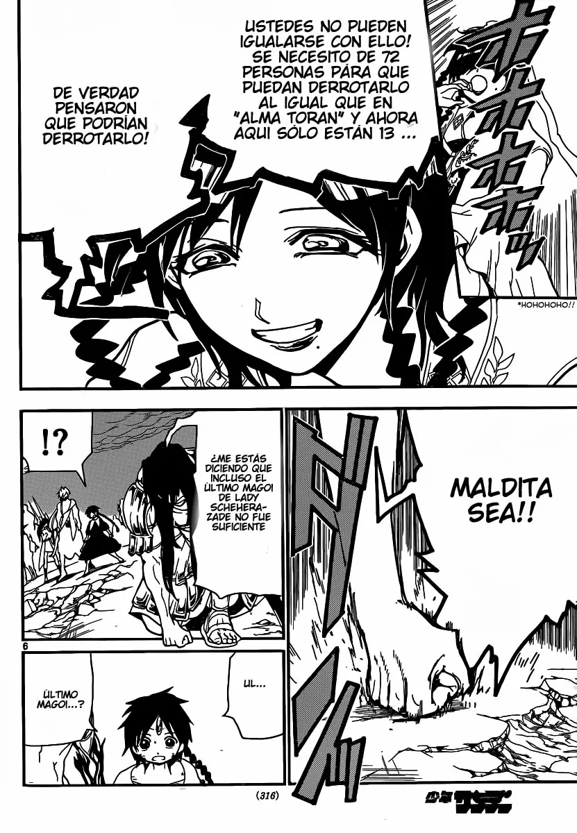 Magi - Labyrinth of Magic capítulo 196, página 6